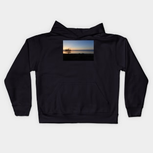 Views across Issyk-Kul, Kyrgyzstan Kids Hoodie